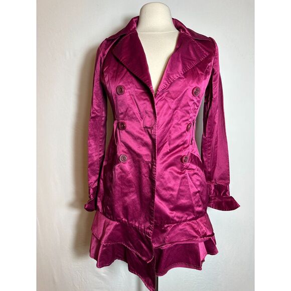 Vintage Hot Pink Double Breasted Jacket Size Small - Picture 2 of 15